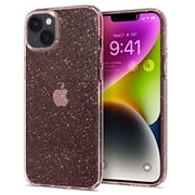 Spigen Liquid Crystal Glitter designed for iPhone 14 case cover - Rose Quartz