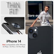 Spigen Thin Fit designed for iPhone 14 case cover - Black