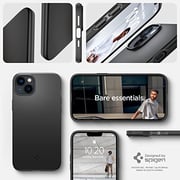 Spigen Thin Fit designed for iPhone 14 Plus case cover - Black