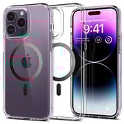 Spigen Ultra Hybrid Mag designed for iPhone 14 Pro Max case cover compatible with MagSafe - Carbon Fiber