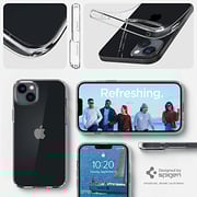 Spigen Liquid Crystal designed for iPhone 14 Plus case cover - Crystal Clear
