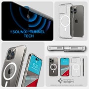 Spigen Ultra Hybrid Mag designed for iPhone 14 Pro Max case cover compatible with MagSafe - White