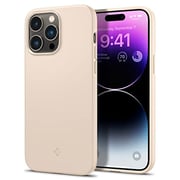 Spigen Thin Fit designed for iPhone 14 Pro Max case cover - Sand Beige