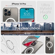 Spigen Ultra Hybrid Mag designed for iPhone 14 Pro case cover compatible with MagSafe - White