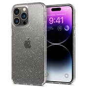 Spigen Liquid Crystal Glitter designed for iPhone 14 Pro case cover - Crystal Quartz