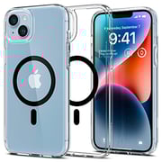 Spigen Ultra Hybrid Mag designed for iPhone 14 Plus case cover compatible with MagSafe - Black