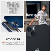 Spigen Thin Fit designed for iPhone 14 case cover - Navy Blue
