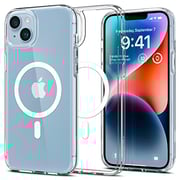 Spigen Ultra Hybrid Mag designed for iPhone 14 case cover compatible with MagSafe - White