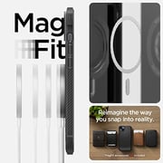 Spigen Rugged Armor (MagFit) compatible with MagSafe designed for iPhone 14 case cover (2022) - Matte Black