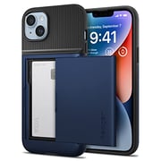 Spigen Slim Armor CS designed for iPhone 14 Plus case cover (2022) - Navy Blue
