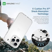 Amazing Thing Titan Pro Drop Proof designed for iPhone 14 Pro MAX case cover - Clear
