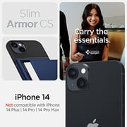 Spigen Slim Armor CS designed for iPhone 14 case cover (2022) - Navy Blue