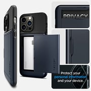 Spigen Slim Armor CS designed for iPhone 14 Pro case cover (2022) - Metal Slate