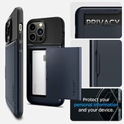 Spigen Slim Armor CS designed for iPhone 14 Pro Max case cover (2022) - Metal Slate