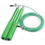 ULTIMAX Jump Rope Adjustable for Fitness Workout Exercise Jump ropes CrossFit Heavy Steel wire speed jump rope for Boxing MMA training equipment Gym Exerciser skipping rope-Green