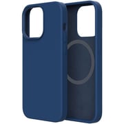 Protect Silicon Magsafe Case Blue With Screen Protector iPhone 14 Pro Max