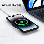 Protect Magsafe Silicon Case Black With Screen Protector iPhone 14 Pro