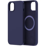 Protect Magsafe Silicon Case Blue With Screen Protector iPhone 14 Plus