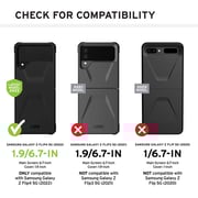 Urban Armor Gear Civilian Series Case Black Galaxy Z Flip 4
