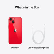 Apple iPhone 14 256GB (PRODUCT)RED - USA Version (Dual eSIM, No Physical SIM)