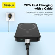 Baseus Magnetic Wireless Charging Power Bank 6000mAh 20W Magsafe - Black
