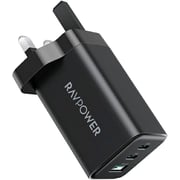 Ravpower 3-Port Wall Charger Black