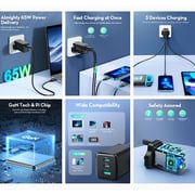 Ravpower 3-Port Wall Charger Black