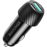 Ravpower 2-Port Car Charger Black