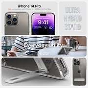 Spigen Ultra Hybrid S designed for iPhone 14 Pro case cover (2022) - Crystal Clear