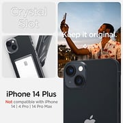 Spigen Crystal Slot designed for iPhone 14 Plus case cover (2022) - Crystal Clear