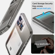 Spigen Crystal Slot designed for iPhone 14 Pro case cover (2022) - Crystal Clear