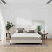 Galaxy Design Sensation Bonnell Spring Euro top Mattress White Color Queen Size L x W x H 200 x 150 x 25 cm Model - GDF-200150 - 5 year Full Warranty.