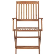 vidaXL Folding Outdoor Chairs 4 pcs Solid Acacia Wood