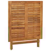vidaXL Folding Garden Table 90x90x75 cm Solid Acacia Wood