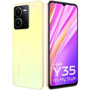 Vivo Y35 128GB Smartphone Dawn Gold 4G Dual Sim Smartphone