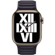 Apple Leather Link 41mm S/M Ink