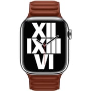 Apple Leather Link 45mm S/M Umber