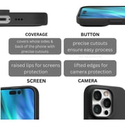 Smart Alien Case Black With Screen Protector iPhone 14 Pro Max