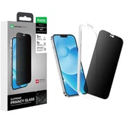 Amazing Thing Supreme Full Cover Privacy Screen Protector for iPhone 14 and iPhone 13/13 Pro Tempered Glass with Easy Install Tray - [28 Degree PRIVACY 2.75D]