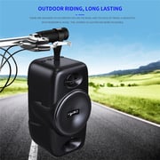 HXSJ Q8 Desktop Wireless Bluetooth 5.0 Speaker Portable Outdoor Sound Box TWS Connection TF Card U Disk AUX IN Music Player Rechargeable Battery USB Out