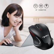 HXSJ T21 2.4ghz Bluetooth 3.0 6-keys Wireless 2400dpi Four-speed Adjustable Optical Gaming Mouse For Desktop Computers / Laptops