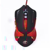 HXSJ A903 Wired 6 Keys 3200 Dpi Adjustable Ergonomics Optical Gaming Mouse (Black)