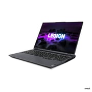 Lenovo Legion 5 Pro 16ACH6H (82JQ00H4AX) Gaming Laptop AMD Ryzen 7-5800H-3.20GHz 32GB 1TB SSD Win11 Home 16inch WQXGA Grey 8GB NVIDIA GeForce RTX 3070 English/Arabic Keyboard- Middle East Version