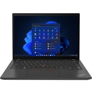 Lenovo ThinkPad T14 Gen 3 (2022) Laptop - 12th Gen / Intel Core i5-1235U / 14inch WUXGA / 512GB SSD / 8GB RAM / Shared Intel Iris Xe Graphics / Windows 11 DG / English & Arabic Keyboard / Black / Middle East Version - [21AH006FAD]