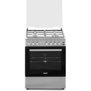 Admiral Gas Cooker 60*55 Enamel Pan Support Full Safety ADGC6060SF Silver