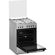 Admiral Gas Cooker 60*55 Enamel Pan Support Full Safety ADGC6060SF Silver