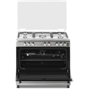Admiral Gas Cooker 60*90 Auto Ignition Cast Iron ADGC9060ASF Silver