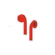 Caviar Customized Airpods 2nd Gen Automotive Grade Scratch Resistant Paint Red Matte