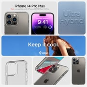 Spigen Ultra Hybrid designed for iPhone 14 Pro Max case cover - Frost Clear