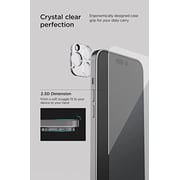 VRS Design Terra Guard Crystal designed for iPhone 14 Pro MAX case cover with Tempered Glass Screen Protector and Camera Lens Protector - Clear